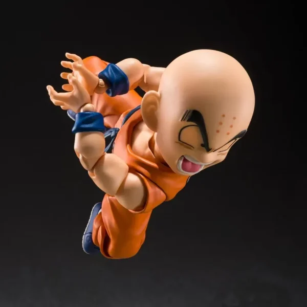 In Stock Genuine Bandai SHF Krillin 3.0 Kulin Sun Wukong Relatives and Friends Dragon Ball Finished Movable Figure Model