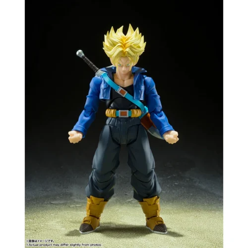 In Stockn Original Bandai SH Figuarts SHF Trunks Boy From The Future Action Figures Dragon Ball Z Anime Action Figure Collection