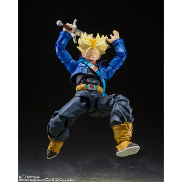 In Stockn Original Bandai SH Figuarts SHF Trunks Boy From The Future Action Figures Dragon Ball Z Anime Action Figure Collection