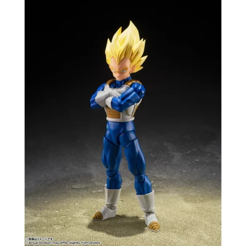 Bandai SHF Dragon Ball Super Saiyan Vegeta Dangerous Pride Action Figure