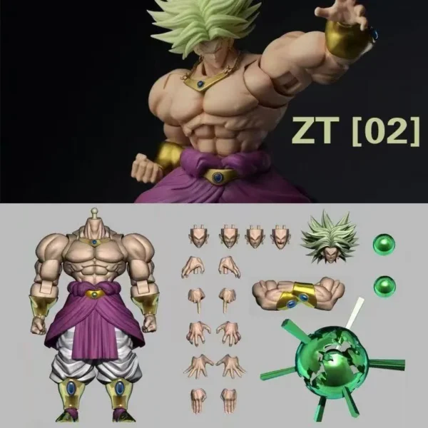ZT STUDIO 1/12 ZT02 Dragon Ball Broly  Green Broly